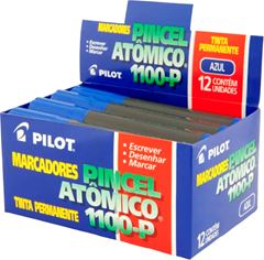 Marcador Permanente Pincel Atomico Pilot Azul