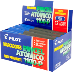 Marcador Permanente Pincel Atomico Pilot Azul