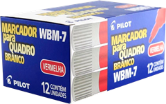 Marcador Quadro Branco Pilot Vermelho