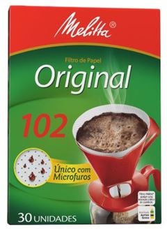 Filtro De Papel Melitta Para Cafe 102 30un