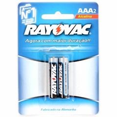 Pilha Rayovac Alcalina Aaa Palito 20958 Sm 2un