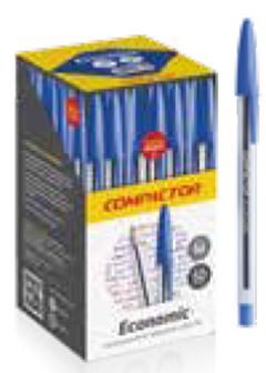 Caneta Compactor Esferografica Economic Azul