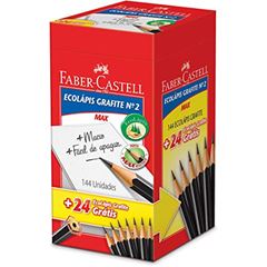 Lapis Grafite Faber Castell 144un + Gratis 24un