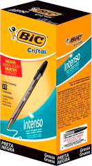 Caneta Bic Esferografica Cristal Bold 1.6 Preto