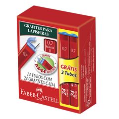Grafite Faber Castell 0.7 Lv14 Pg12 Com 24 Minas