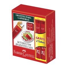 Grafite Faber Castell 0.9 Lv14 Pg12 Com 24 Minas