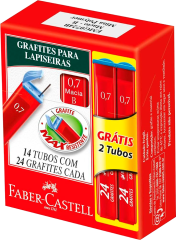 Grafite Faber Castell 0.5 Lv14pg12 Com 24 Minas B