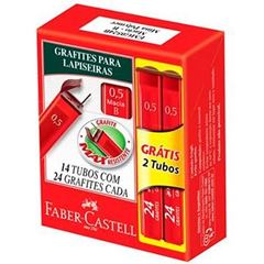 Grafite Faber Castell 0.5 Lv14pg12 Com 24 Minas B