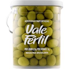 Azeitona Verde Vale Fertil Media 20/24 Balde 2kg