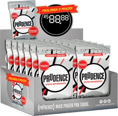 Preservativo Prudence Lubrificado Efeito Retardante 3un