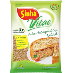 Proteina De Soja Sinha Vitae Natural 20x400g