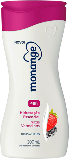 Locao Hidratante Monange Frutas Vermelhas 200ml