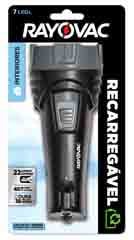 Lanterna Rayovac 7 Leds Recarregavel