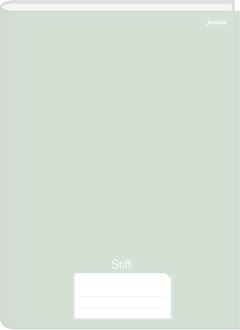 Caderno Jandaia Stiff 1/4 Cd Cost 48fls Verde