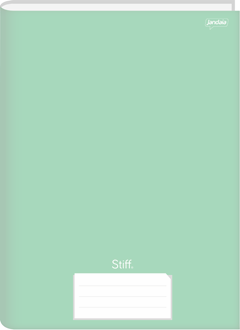 Caderno Jandaia Stiff 1/4 Cd Cost 48fls Verde