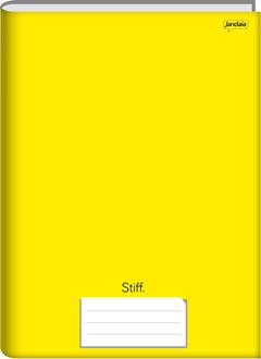Caderno Jandaia Stiff 1/4 Cd Cost 96fls Amarelo