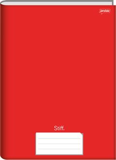 Caderno Jandaia Stiff 1/4 Cd Cost 96fls Vermelho