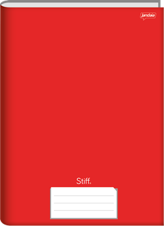 Caderno Jandaia Universitario Stiff Cd Cost 48fls Vermelho