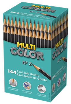 Lapis Grafite Faber Castell Multicolor Preto N 02