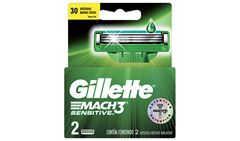 Carga Gillette Mach3 Sensitive 2un