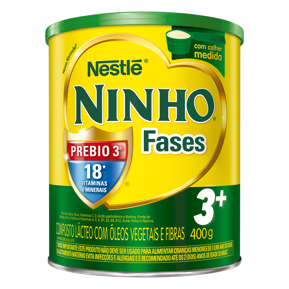 Leite Em Po Ninho Fases 3+ 400g