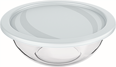 Tigela De Vidro Plus Marinex Com Tampa 1,5l