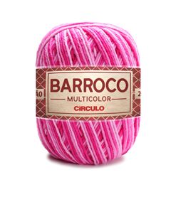 Barbante Barroco N6 Mesclado Rosa 9427