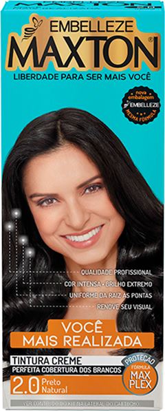 Tintura Maxton 2.0 Preto Natural