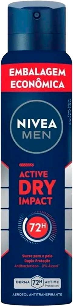 Desodorante Aerossol Nivea Men Active Dry Impact 150ml