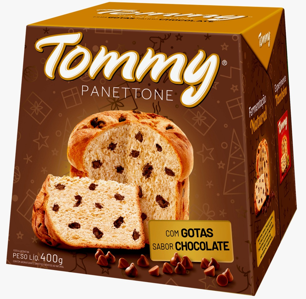 Panettone Tommy Gotas Chocolate 400g