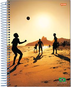 Caderno Jandaia Brasilidade 1/4 Cd Esp 200fls