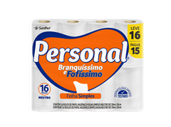 Papel Higienico Personal Folha Simples 30m Lv16 Pg15