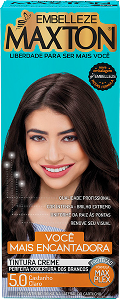 Tintura Maxton 5.0 Castanho Claro