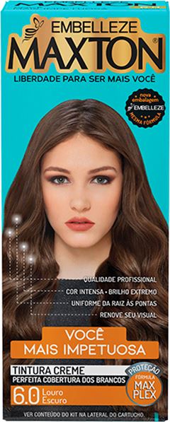 Tintura Maxton Economica Louro Escuro 6.0