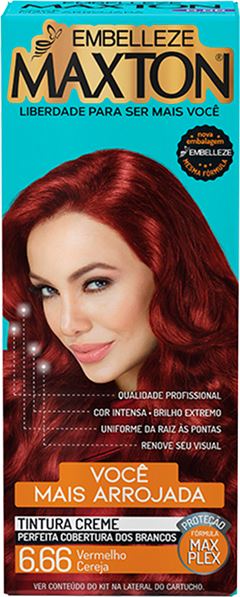 Tintura Maxton 6.66 Vermelho Cereja