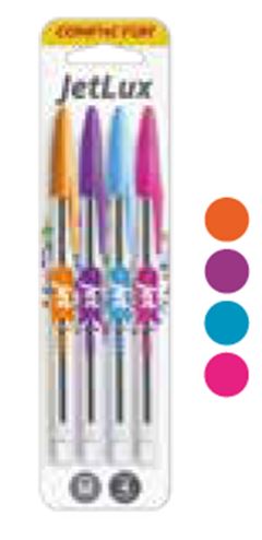 Caneta Compactor Esferografica Jet Lux 4 Cor Sm