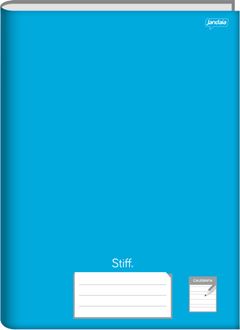 Caderno Jandaia Caligrafia Stiff Cd Cost 96fls Azul