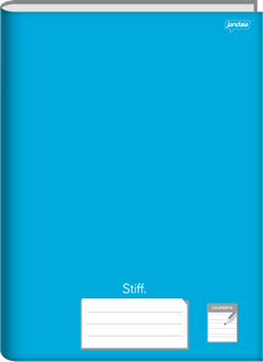 Caderno Jandaia Caligrafia Stiff Cd Cost 96fls Azul