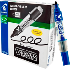 Marcador Quadro Branco Pilot Recarregavel Azul