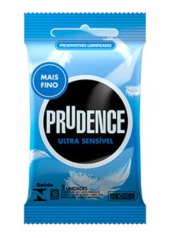 Preservativo Prudence Lubrificado Sabores Ultra Sensivel 3un