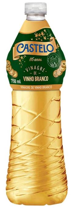 Vinagre De Vinho Branco Castelo 750ml