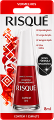 Esmalte Risque Cremoso Carmim 6un