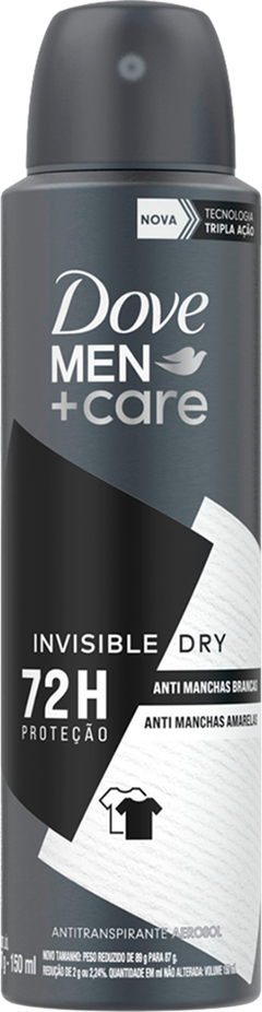 Desodorante Aerossol Dove Men Invisible Dry 150ml
