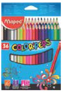 Lapis De Cor Maped Colorpeps 36 Cores