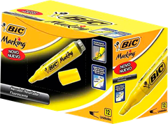 Marca Texto Bic Marking Amarelo