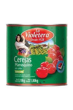 Cereja Marrasquino La Violetera Sem Talo 1,8kg