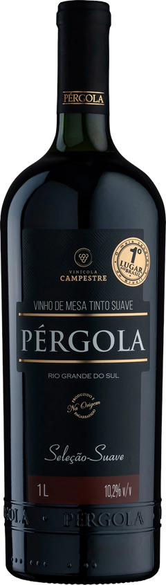 Vinho Nacional Pergola Tinto Suave 1l