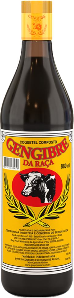 Conhaque Gengibre Da Raca 880ml
