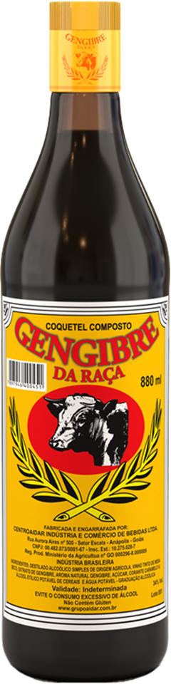 Conhaque Gengibre Da Raca 880ml