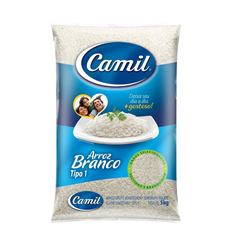 Arroz Agulhinha Azul Camil Tipo 1 5kg